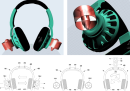 Our Method C is using air or gas flow to generate forces on the user. Although the core effect is intuitive and obvious to understand, we came up with quite sophisticated embodiments for our patent.<br><br>

			Top row: in the simplest engineering embodiment (for which we have working PoCs), one or several ducted fans are attached to headphones or head gear. The orientation of these ducted fans determines what kind of forces (DoFs) can be applied to the wearer. Note that the ducted fans in these CAD models are oversized to make the effect obvious. In a product, the fans would be miniaturized, and relatively inaudible: the forces that can be generated even by miniaturized or MEMS turbines are by far strong enough to make the wearer become aware of them.<br><br>

			Bottom row, left: the illustrations labeled Fig. 6A to 6G come directly from our granted patent, and show simple assemblies and which forces they would exert on the wearer. (Again, the turbines and fans shown are oversized for clarity purpose.) Some of the embodiments would use ducted fans that can pan/tilt, or have vanes attached to them, for thrust vectoring.<br><br>

			Bottom row, middle: one quite practical engineering approach would be to use the equivalent of a micro quadcopter attached to the top of the headphones. This configuration allows the same 4 DoFs that today's quadcopters already possess (roll, pitch, yaw, vertical linear), applied to the wearer's head. This solution is technically highly mature, and practical. (What is not shown is how such a propulsion method would be covered in protective encasing to prevent the blades from being exposed.)<br><br>

			Bottom row, right: further embodiments include mounting the propulsion units on a user's shoulders, wrist watch, or belt. Each of them affords specific types of DoFs, which can be used for a variety of applications. And yes, they look like super hero gear, because they are shown oversized...<br><br>

			In our patent, we expand on the thermal and noise management of such systems, which obviously would have to be considered. (ANC for micro ducted fans are practical.) Also, instead of rotary engines (fans and turbines), we describe the use of micro jets based on compressed air, which reduces the amount of moving parts significantly.
